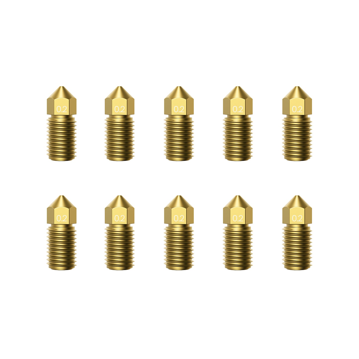 10-Pack Nozzle Kit (0.2mm, M5/M5C)