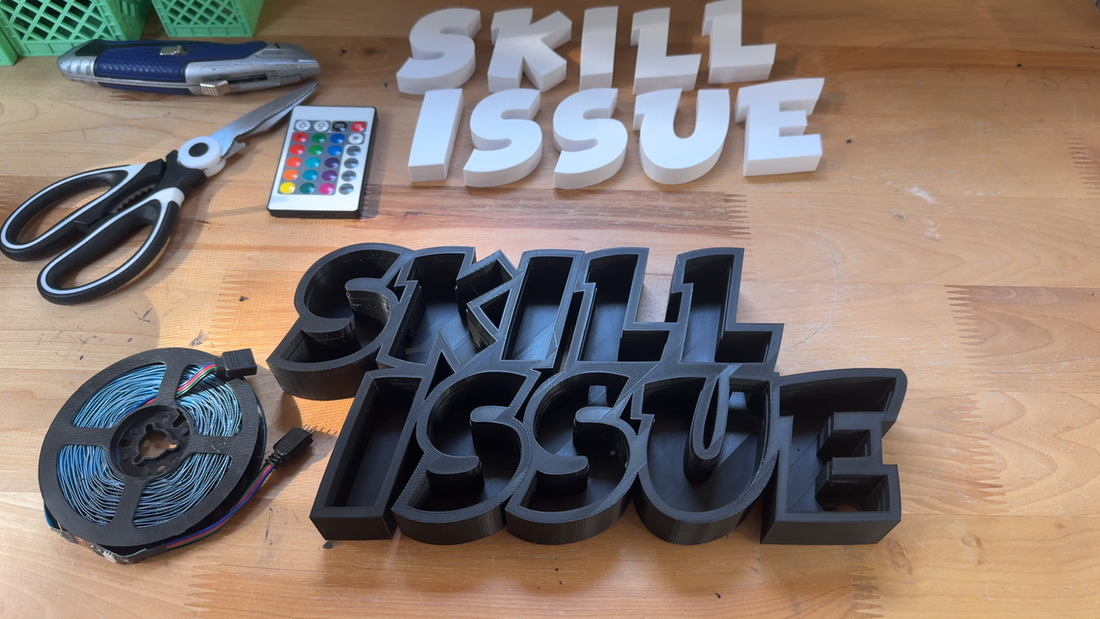 Light Up Your Space: 3D Printing Your Own Custom LED Signs
