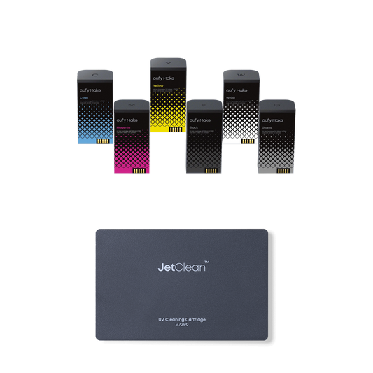 eufyMake Ink and Cleaning Cartridge Kit for UV Printer E1