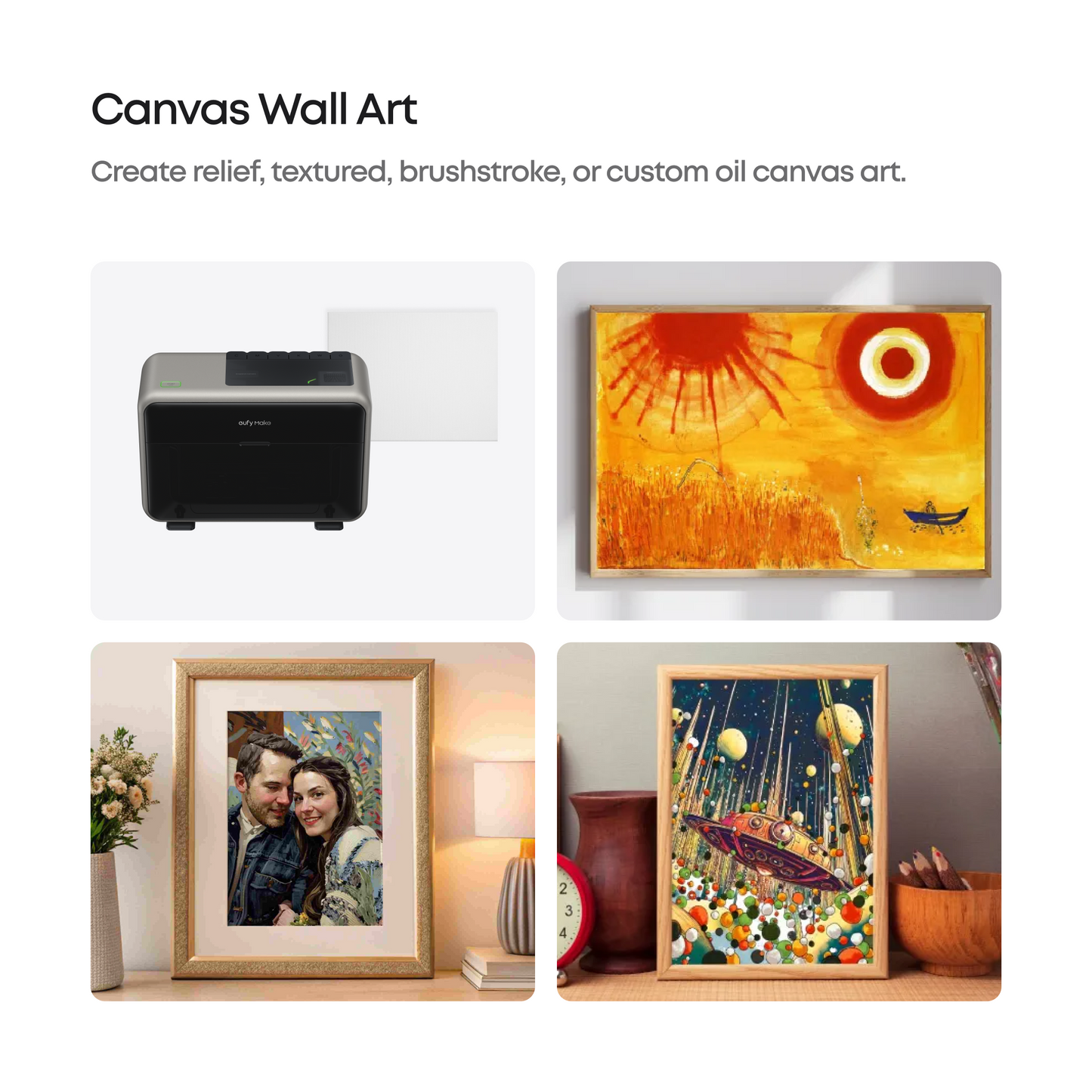 eufyMake Canvas Wall Art for UV Printer E1 (5-Pack)