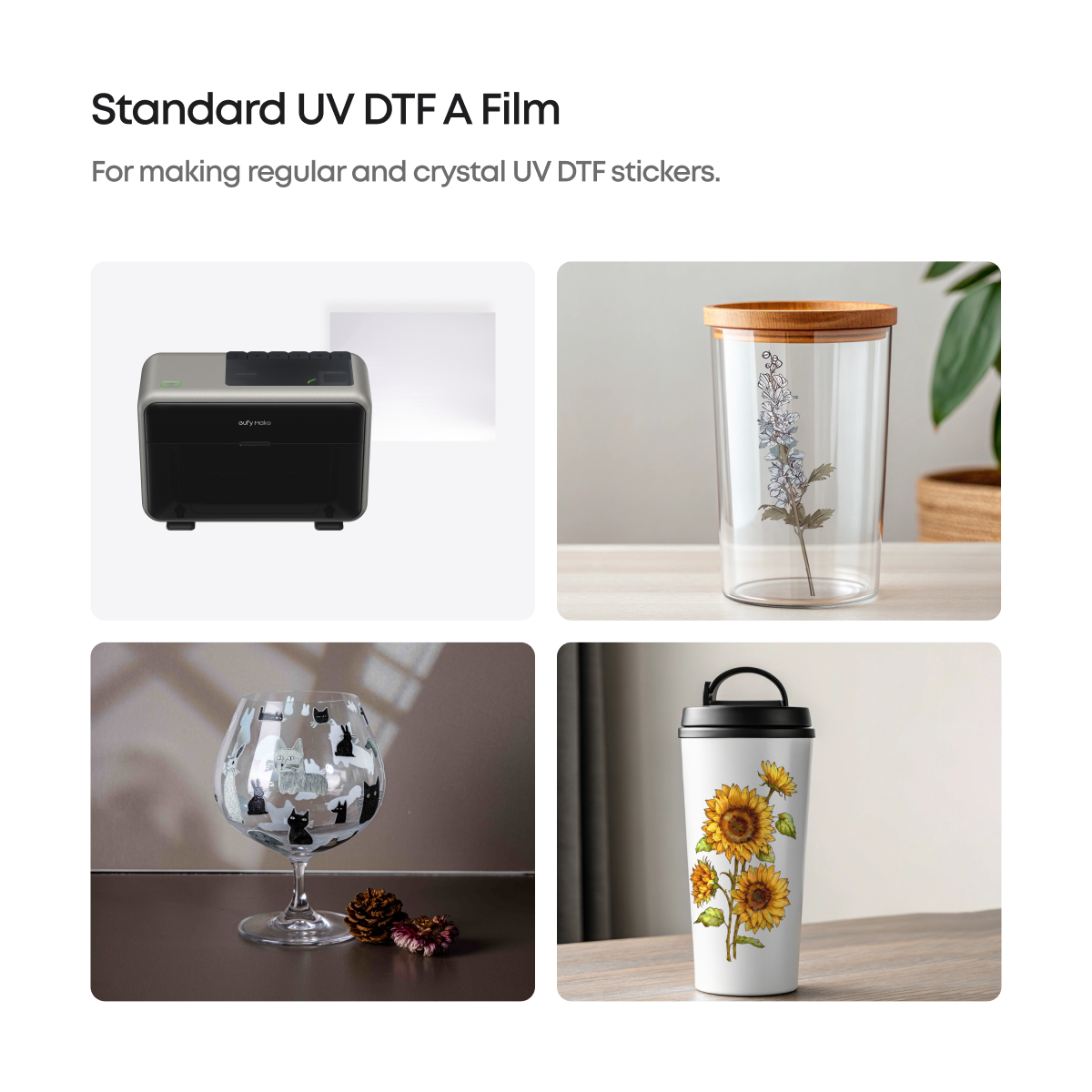 eufyMake UV DTF AB Film Kit