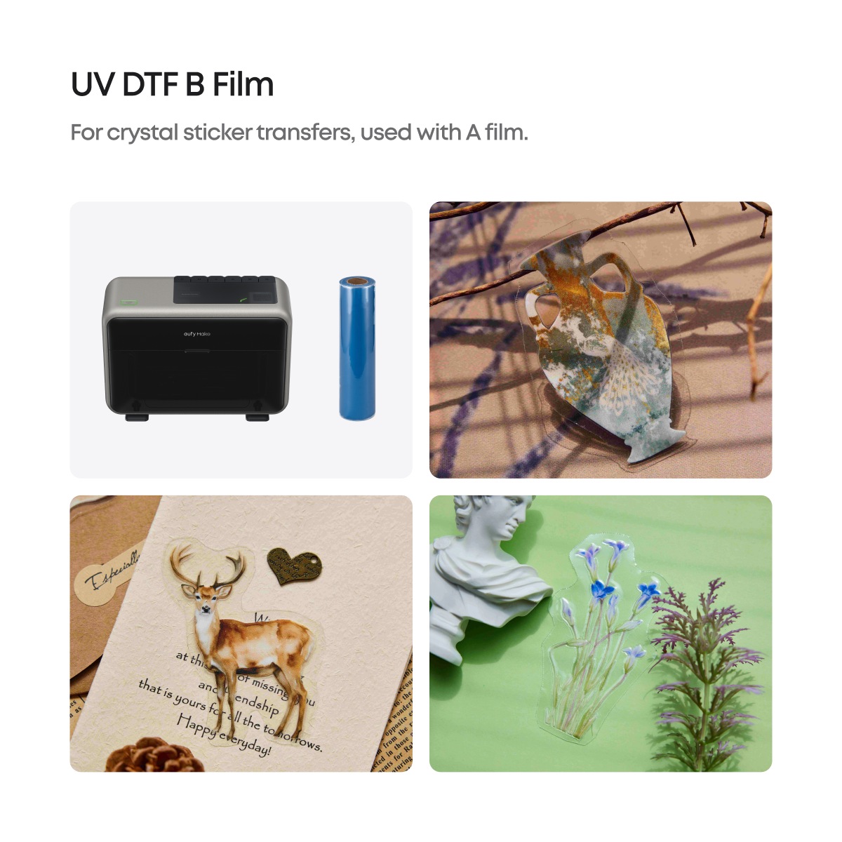 eufyMake UV DTF AB Film Kit