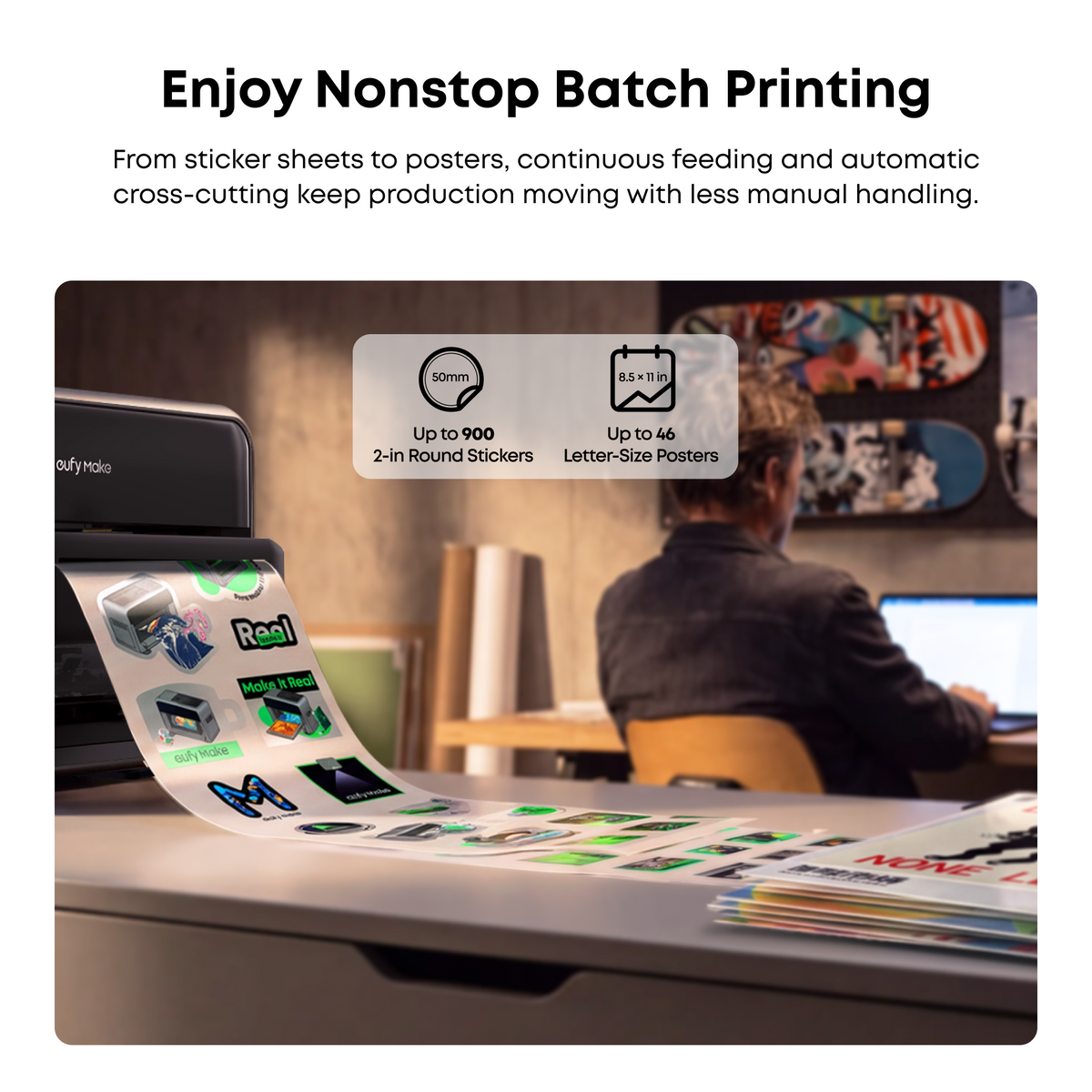 eufyMake Roll-to-Film Attachment for UV Printer E1