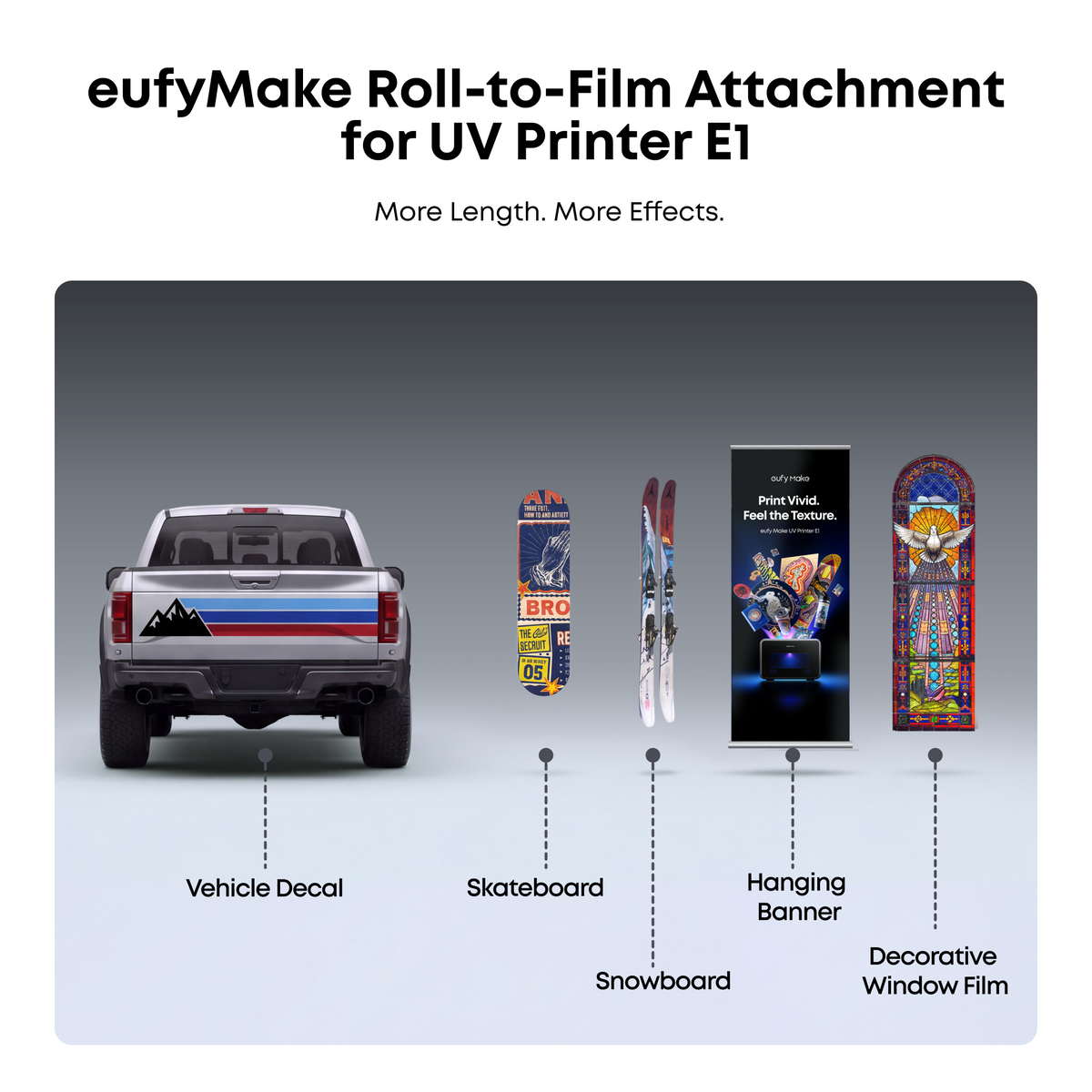 eufyMake Roll-to-Film Attachment for UV Printer E1