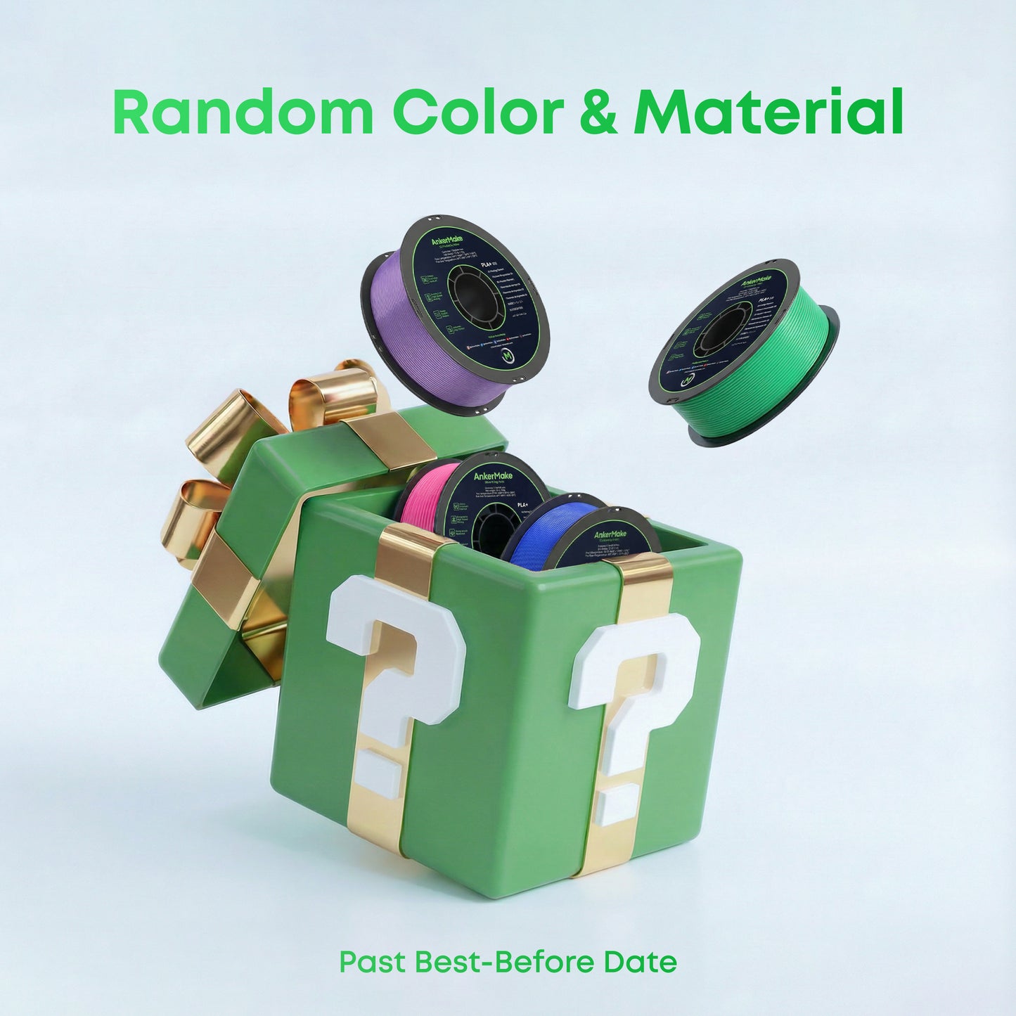 3D Filament Mystery Box for Makers (1-Pack)